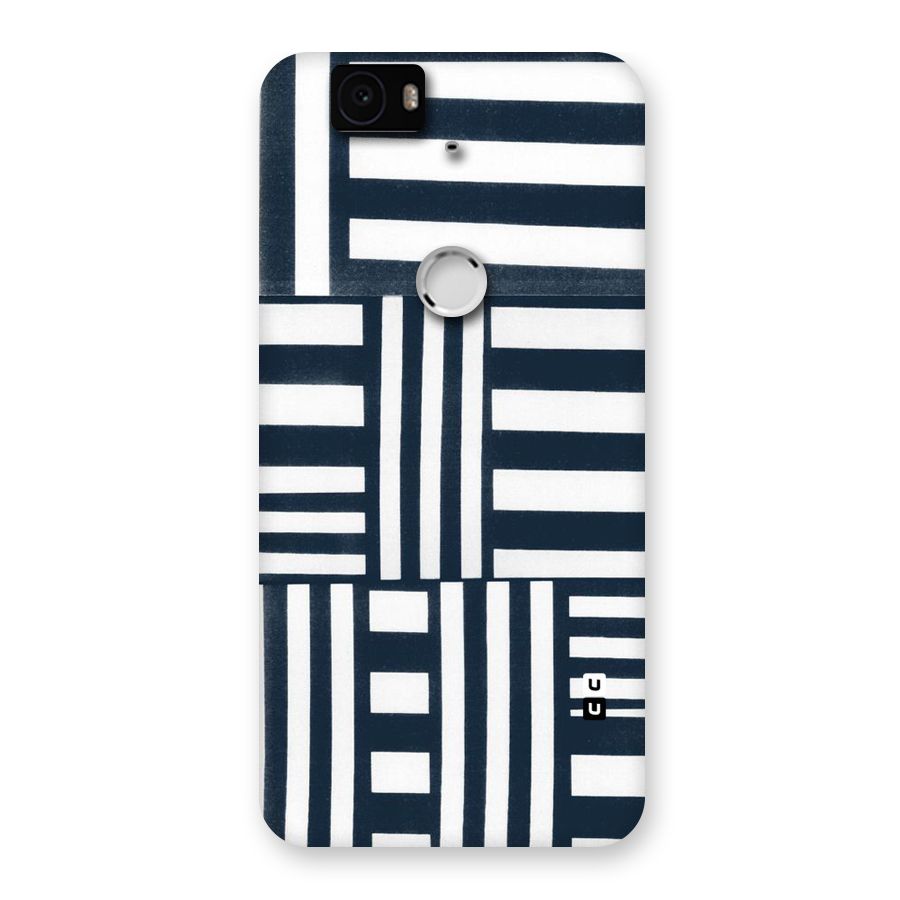 Square  Stripes Back Case for Google Nexus-6P