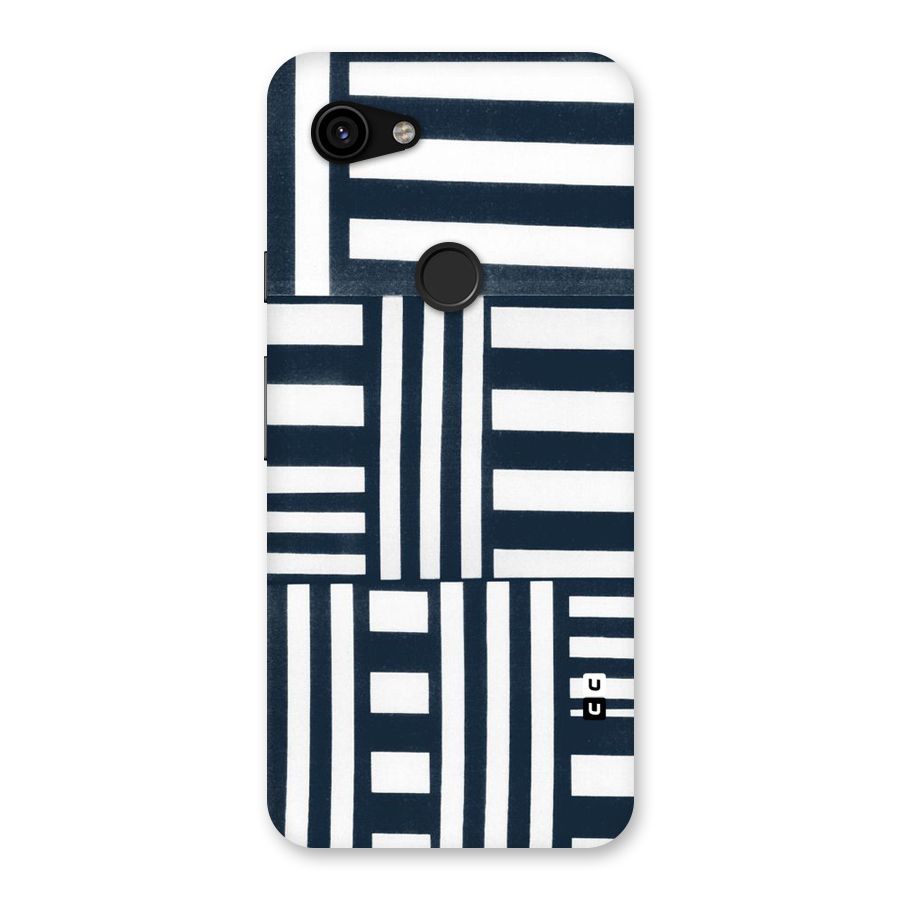 Square  Stripes Back Case for Google Pixel 3a