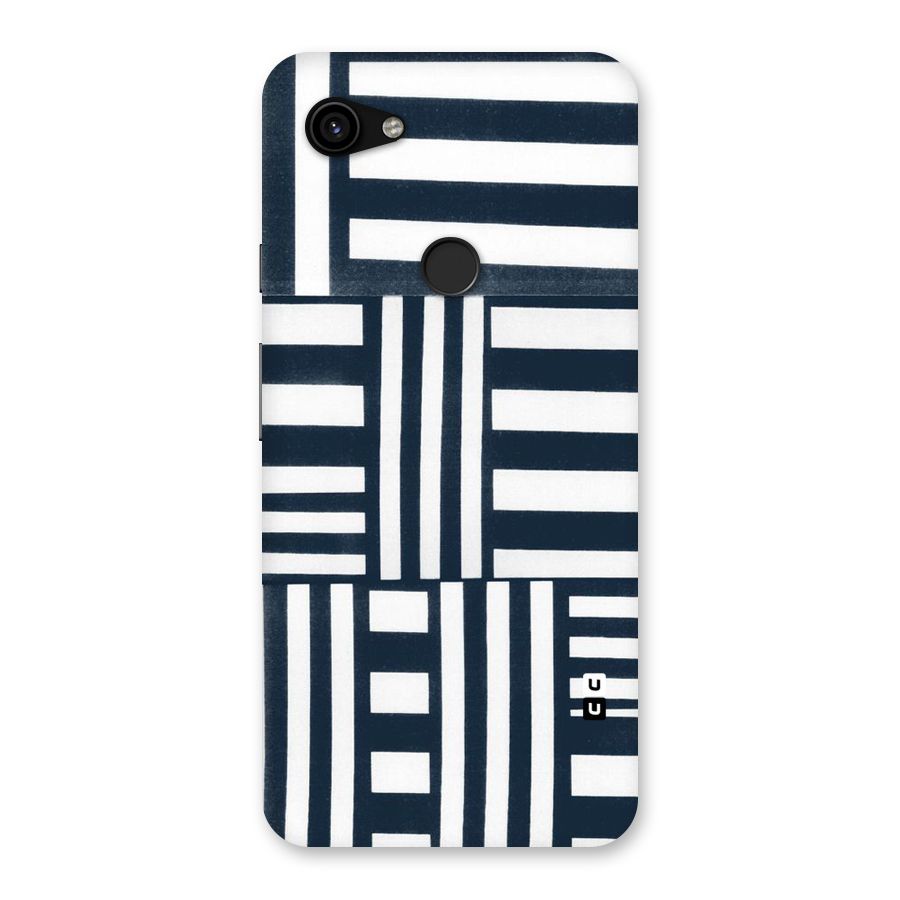 Square  Stripes Back Case for Google Pixel 3a XL
