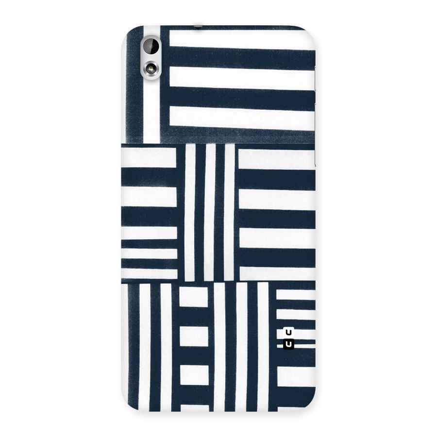 Square  Stripes Back Case for HTC Desire 816g