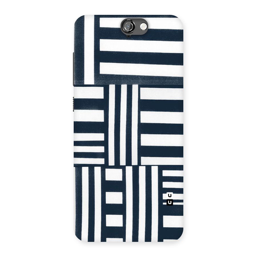 Square  Stripes Back Case for HTC One A9