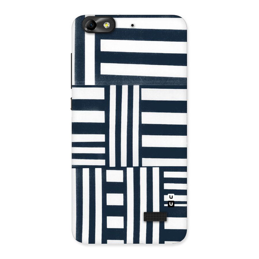 Square  Stripes Back Case for Honor 4C