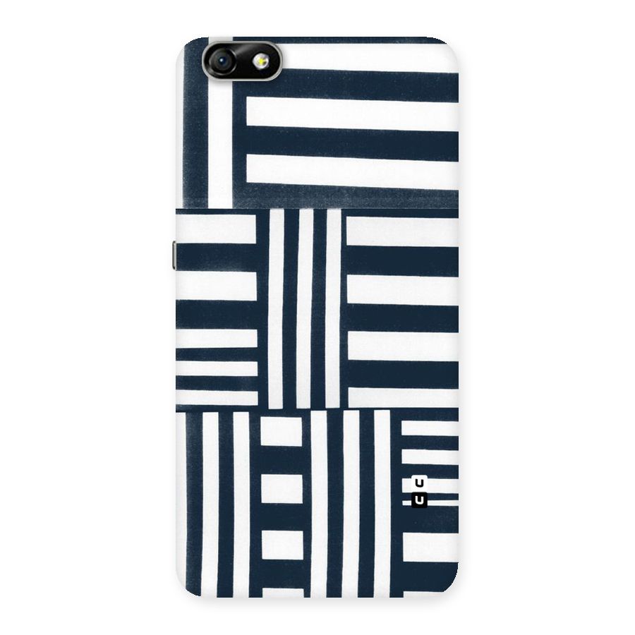 Square  Stripes Back Case for Honor 4X