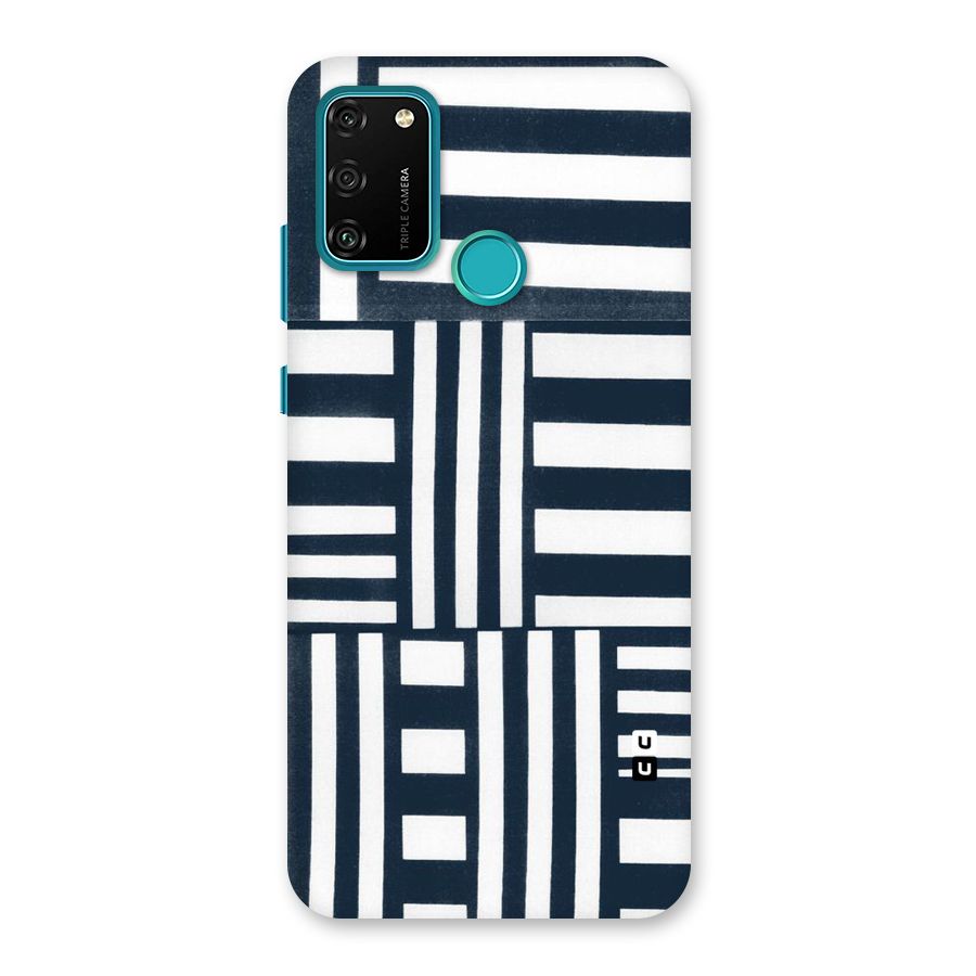 Square  Stripes Back Case for Honor 9A