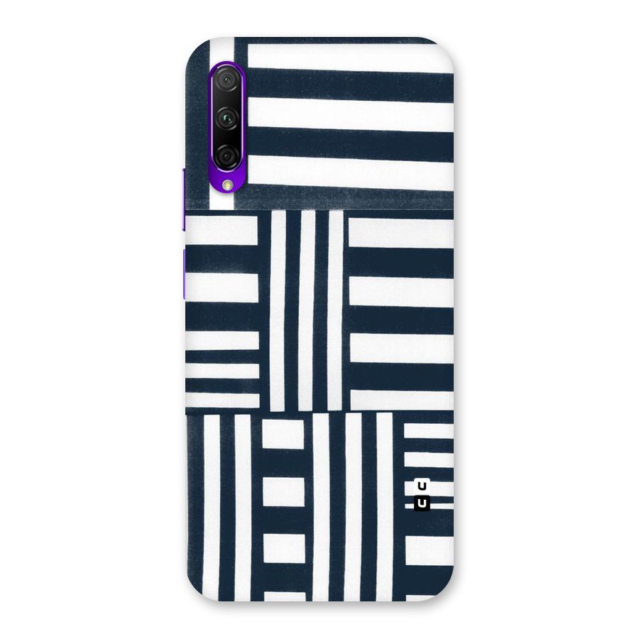 Square  Stripes Back Case for Honor 9X Pro