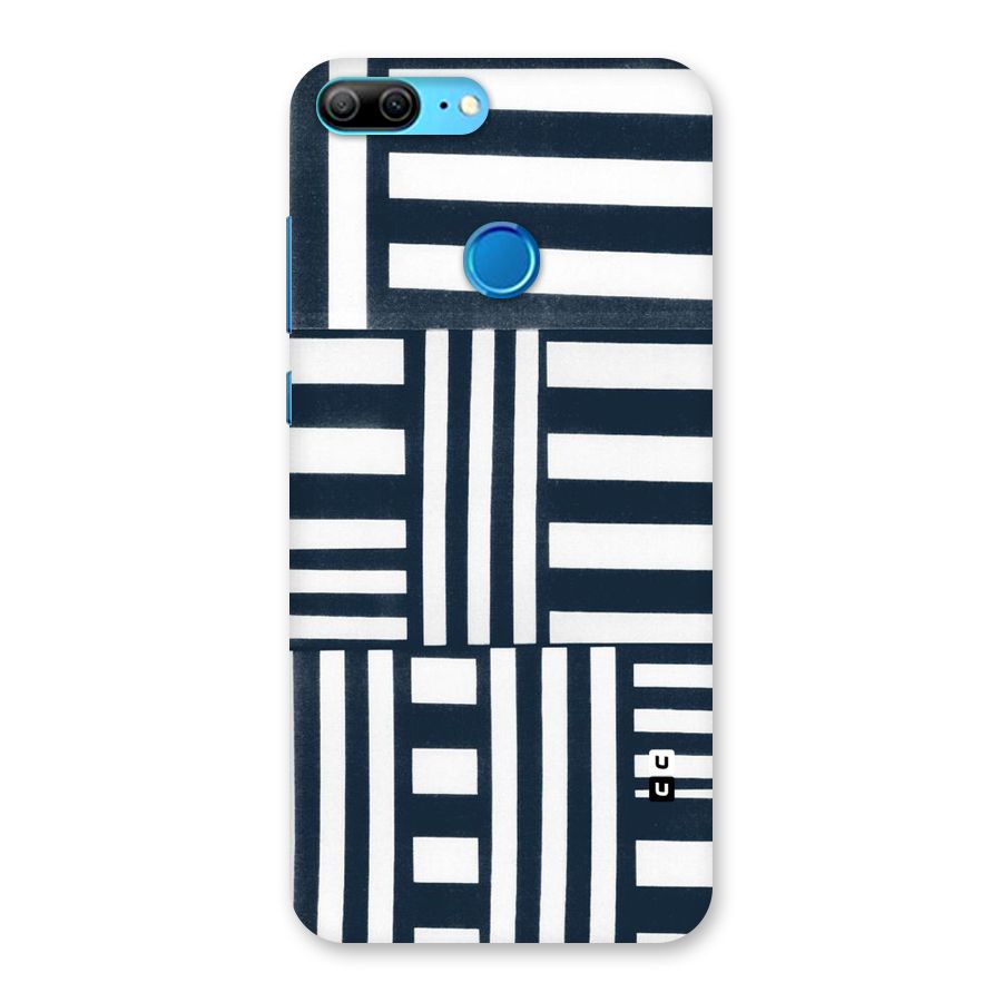Square  Stripes Back Case for Honor 9 Lite