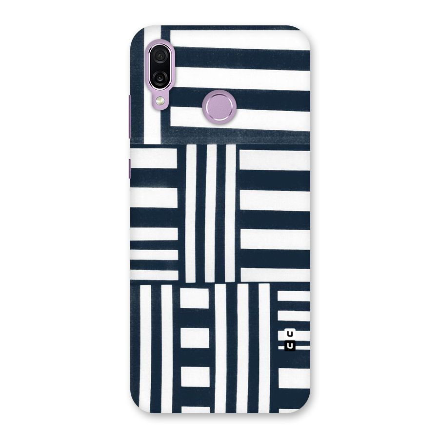 Square  Stripes Back Case for Honor Play