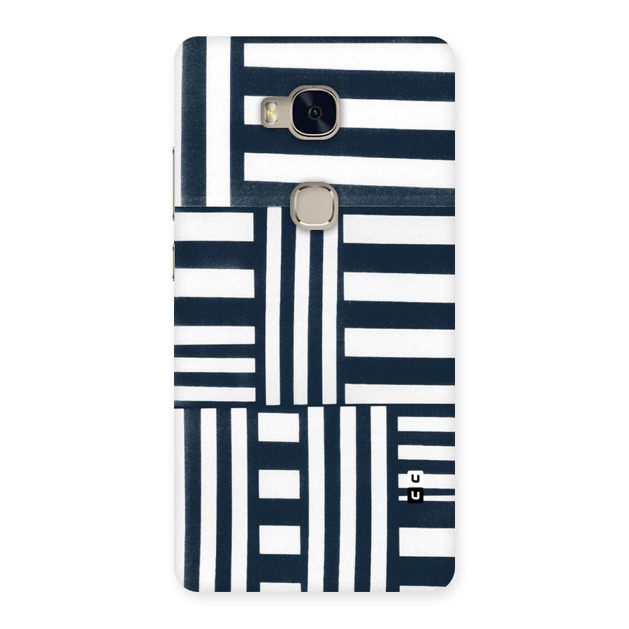 Square  Stripes Back Case for Huawei Honor 5X