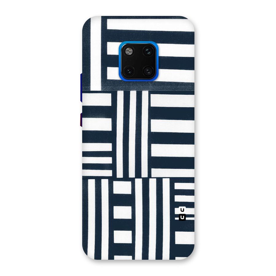 Square  Stripes Back Case for Huawei Mate 20 Pro
