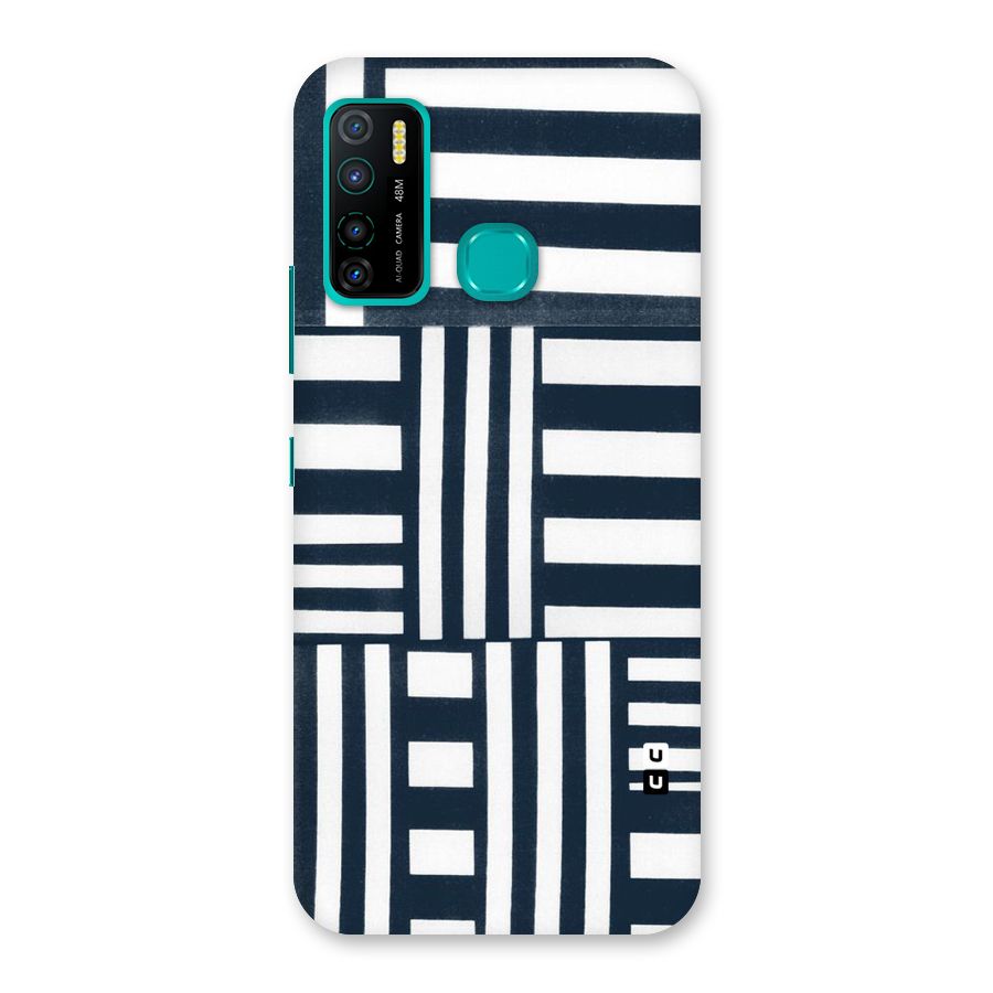 Square  Stripes Back Case for Infinix Hot 9 Pro