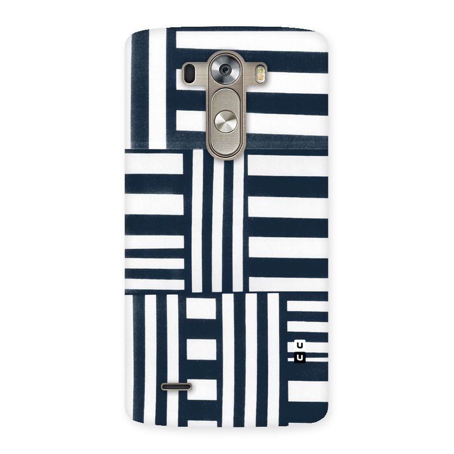 Square  Stripes Back Case for LG G3