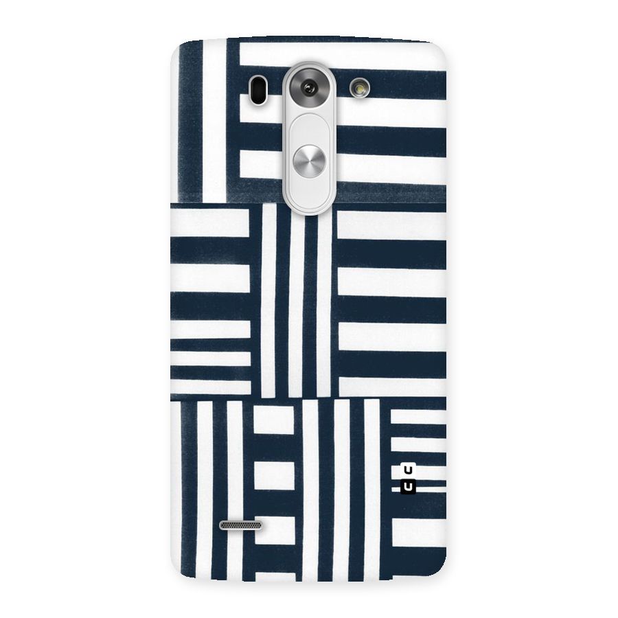Square  Stripes Back Case for LG G3 Mini