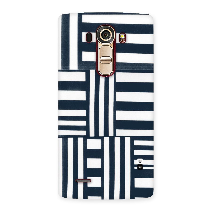 Square  Stripes Back Case for LG G4