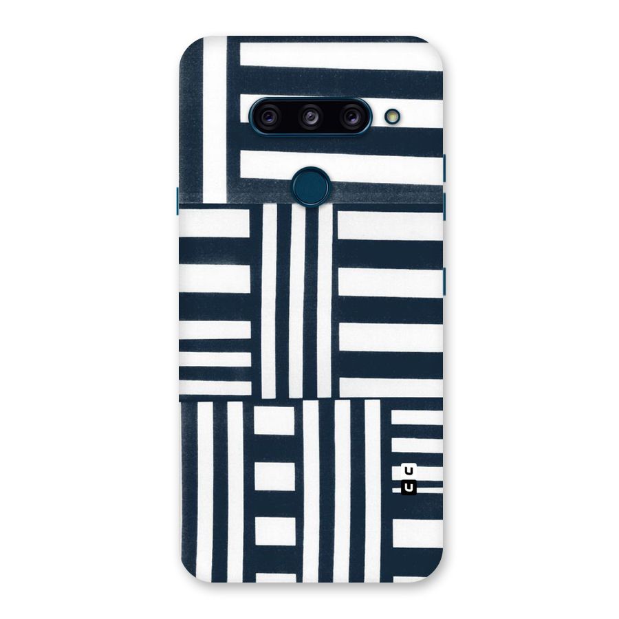 Square  Stripes Back Case for LG  V40 ThinQ
