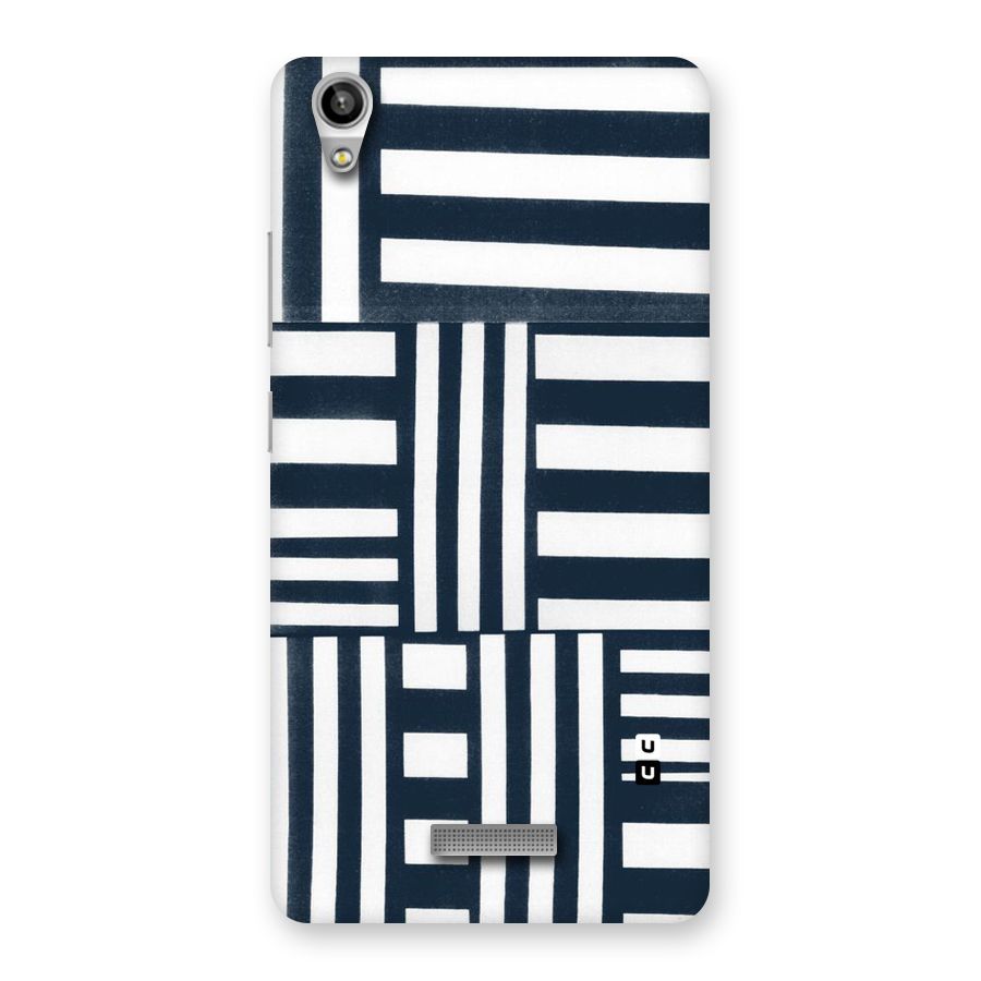 Square  Stripes Back Case for Lava-Pixel-V1