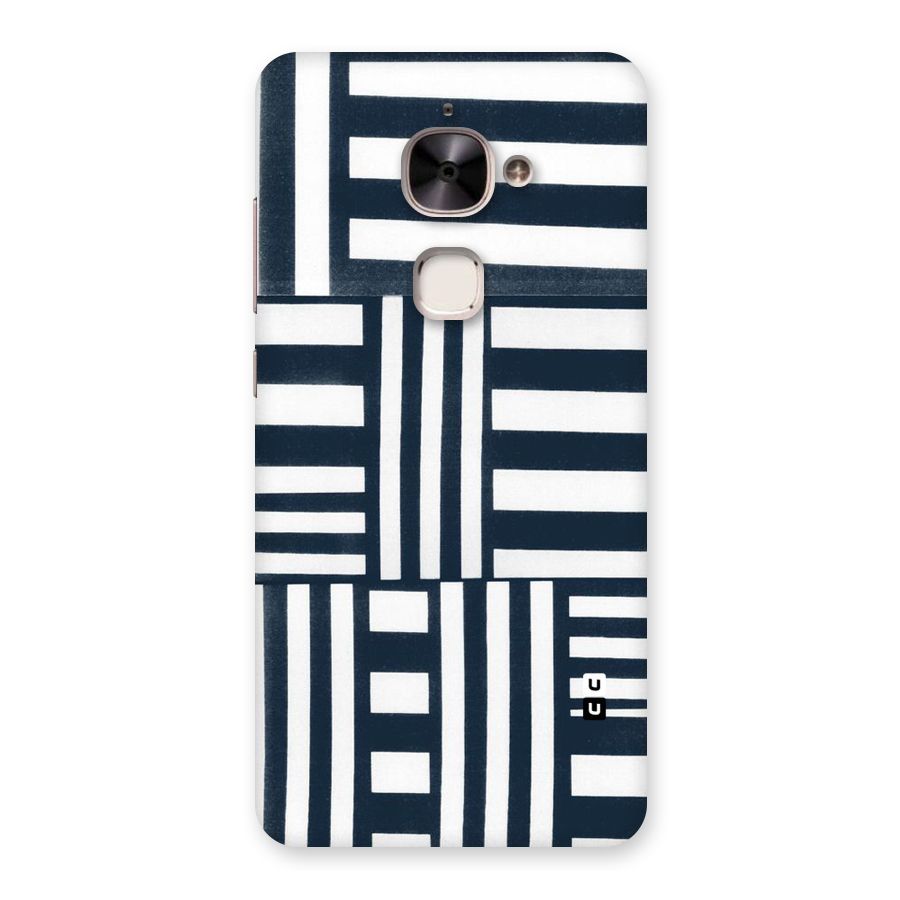 Square  Stripes Back Case for Le 2