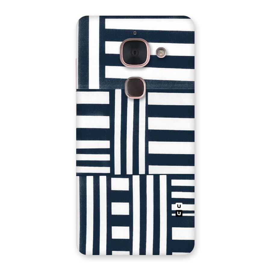 Square  Stripes Back Case for Le Max 2