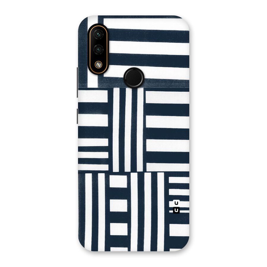 Square  Stripes Back Case for Lenovo A6 Note