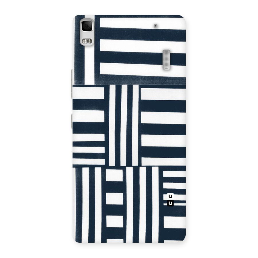 Square  Stripes Back Case for Lenovo A7000
