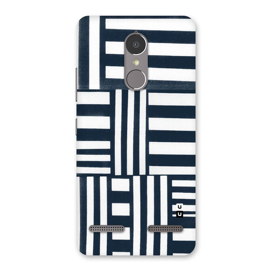 Square  Stripes Back Case for Lenovo K6 Power