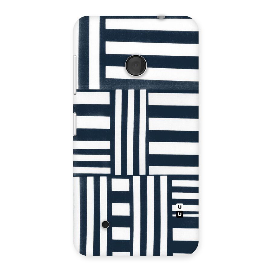 Square  Stripes Back Case for Lumia 530