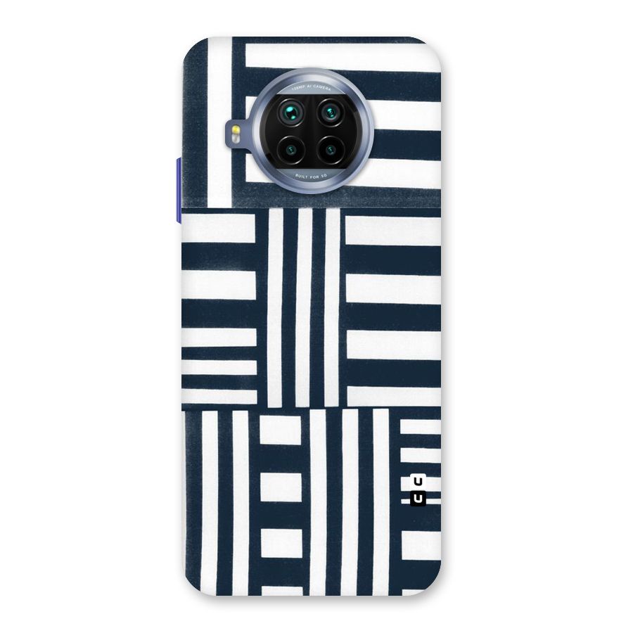 Square  Stripes Back Case for Mi 10i