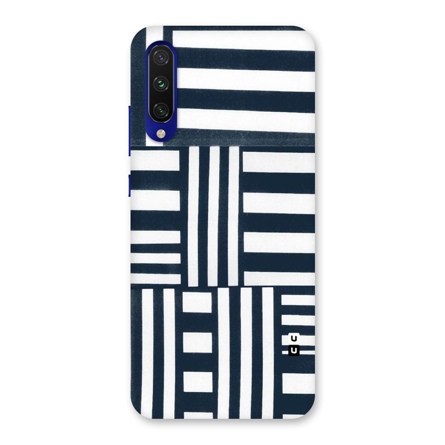 Square  Stripes Back Case for Mi A3