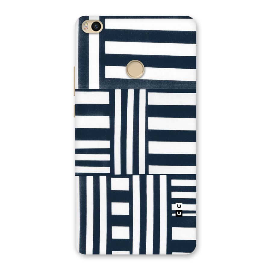 Square  Stripes Back Case for Mi Max 2
