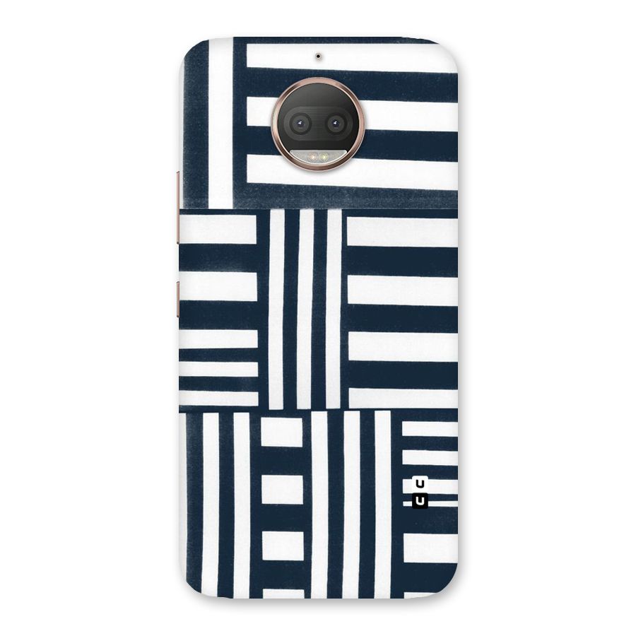 Square  Stripes Back Case for Moto G5s Plus