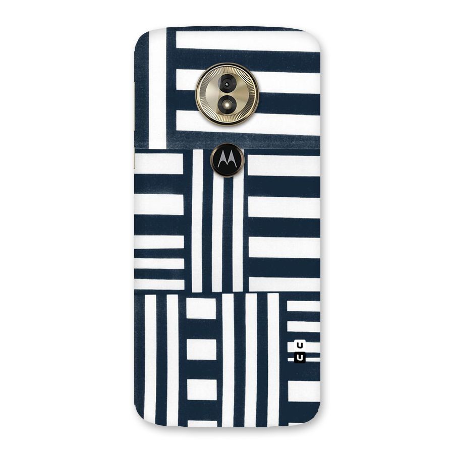 Square  Stripes Back Case for Moto G6 Play
