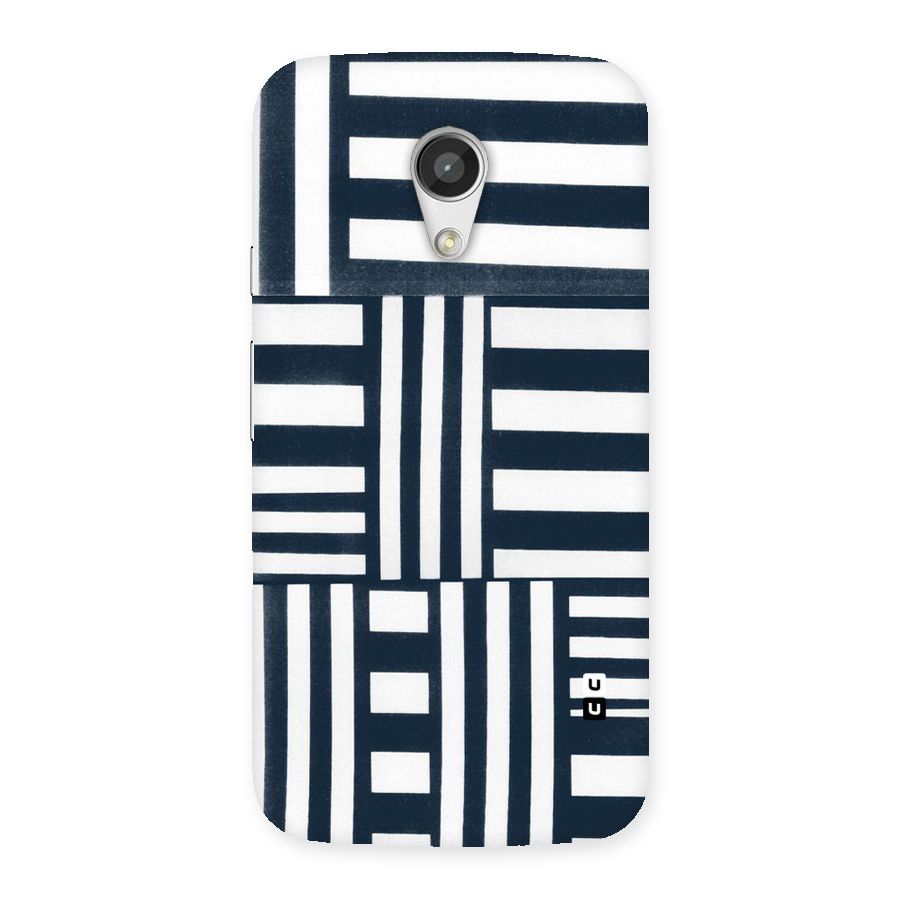 Square  Stripes Back Case for Moto G 2nd Gen