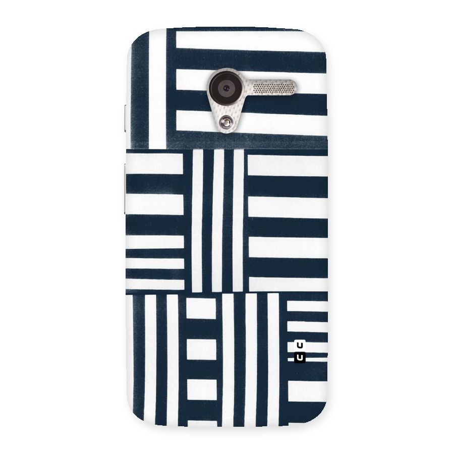 Square  Stripes Back Case for Moto X