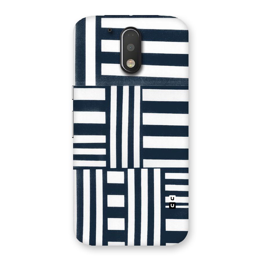 Square  Stripes Back Case for Motorola Moto G4 Plus