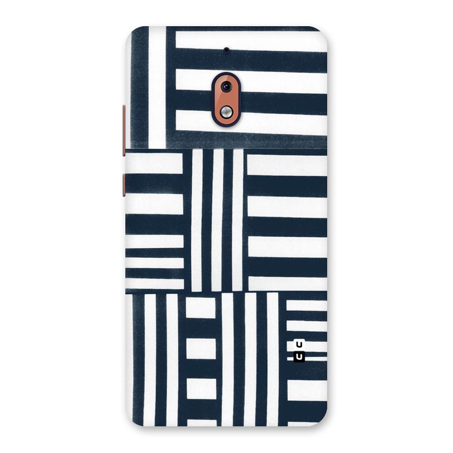 Square  Stripes Back Case for Nokia 2.1
