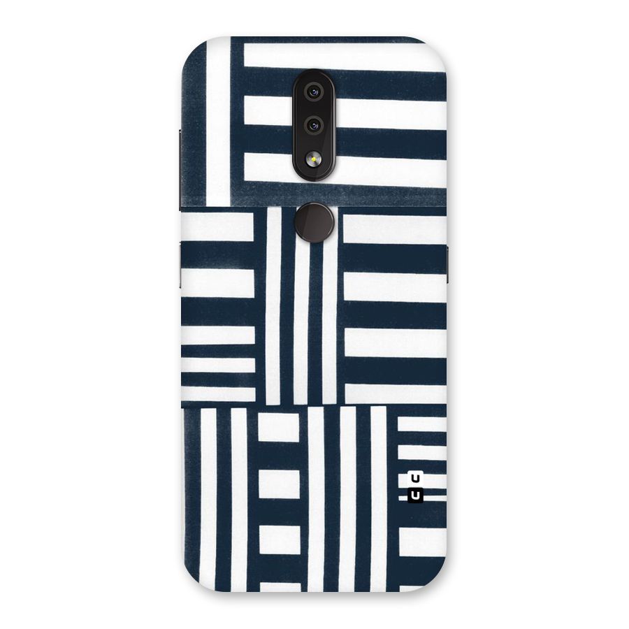Square  Stripes Back Case for Nokia 4.2