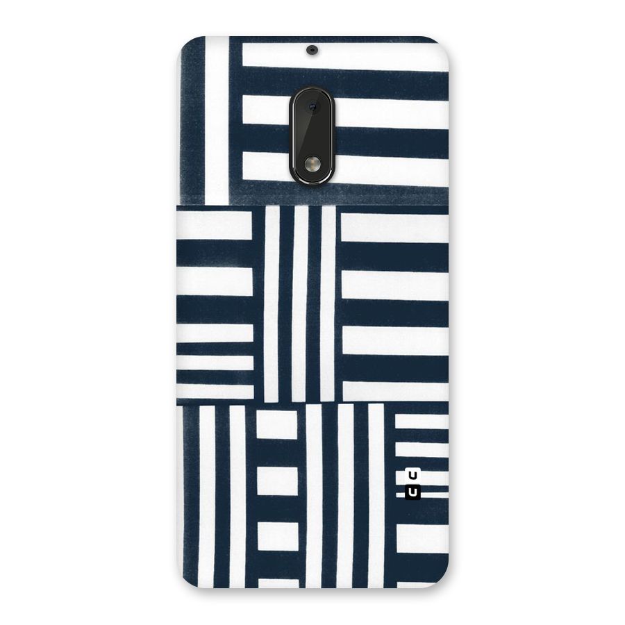Square  Stripes Back Case for Nokia 6