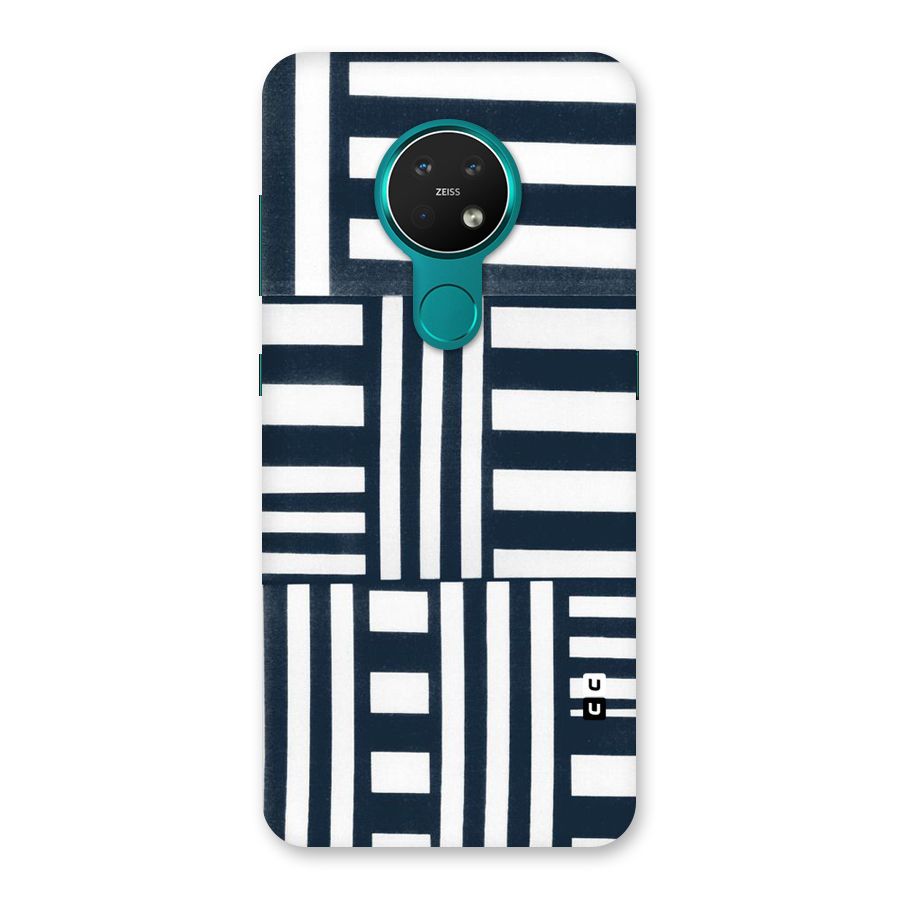 Square  Stripes Back Case for Nokia 7.2