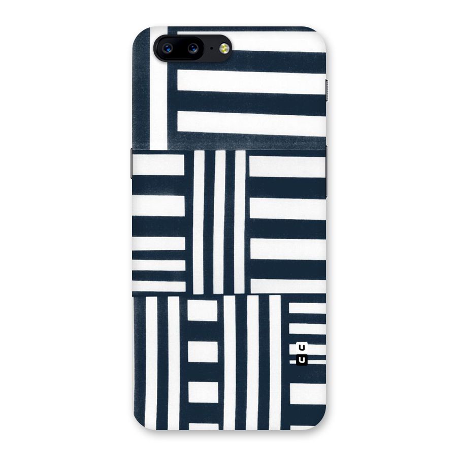 Square  Stripes Back Case for OnePlus 5