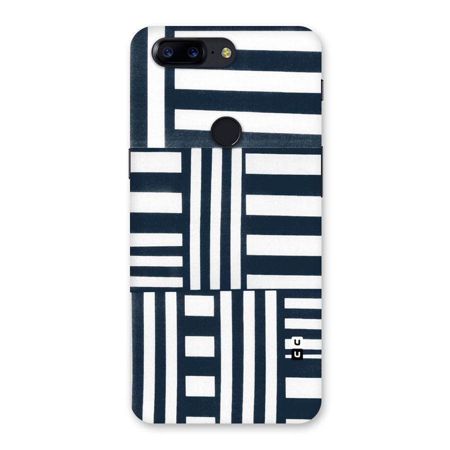 Square  Stripes Back Case for OnePlus 5T
