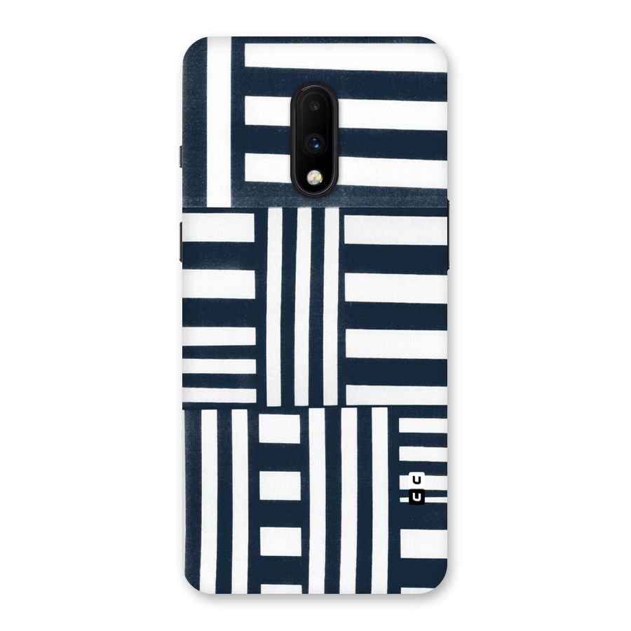 Square  Stripes Back Case for OnePlus 7