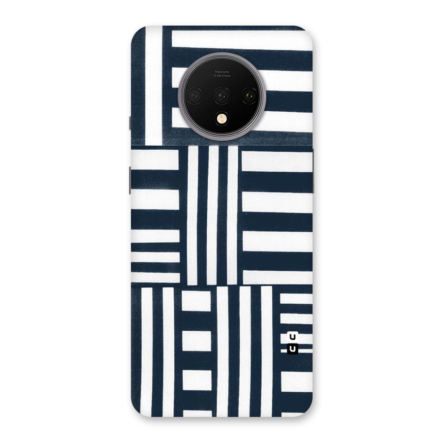 Square  Stripes Back Case for OnePlus 7T