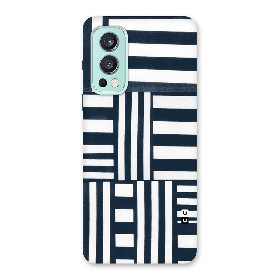 Square  Stripes Back Case for OnePlus Nord 2 5G