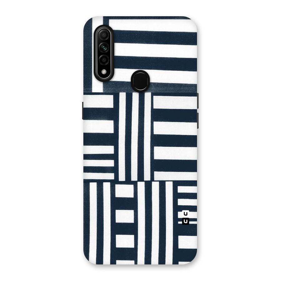 Square  Stripes Back Case for Oppo A31