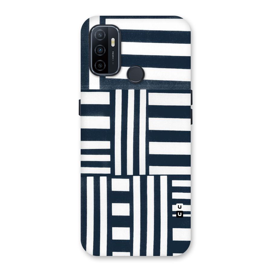 Square  Stripes Back Case for Oppo A32