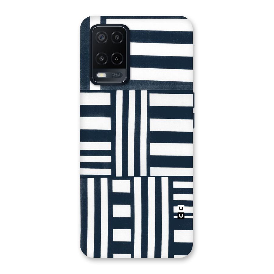 Square  Stripes Back Case for Oppo A54