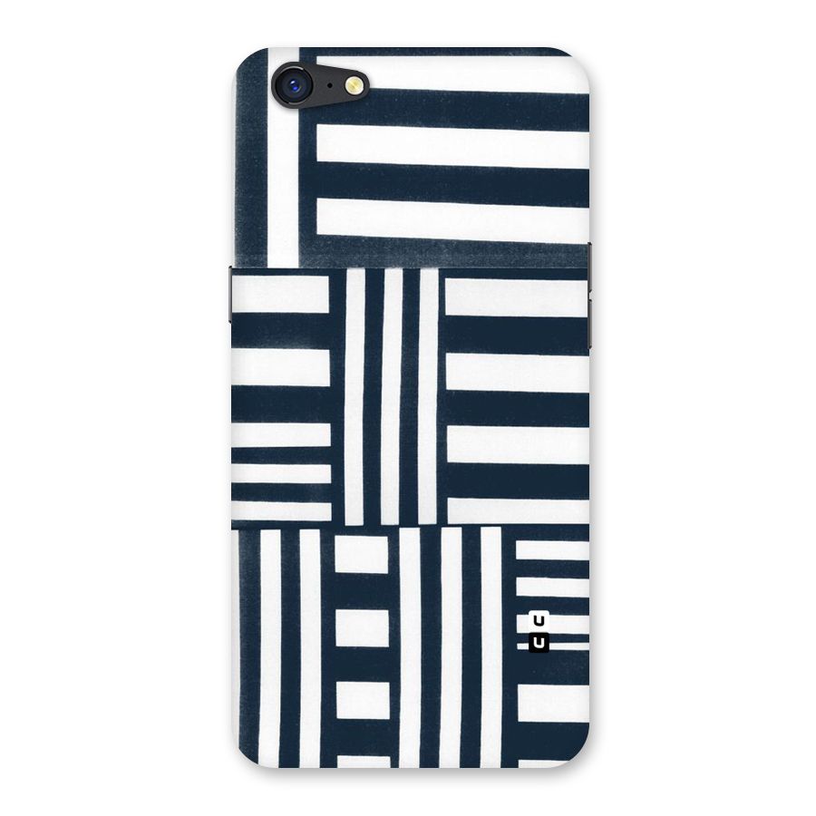 Square  Stripes Back Case for Oppo A71