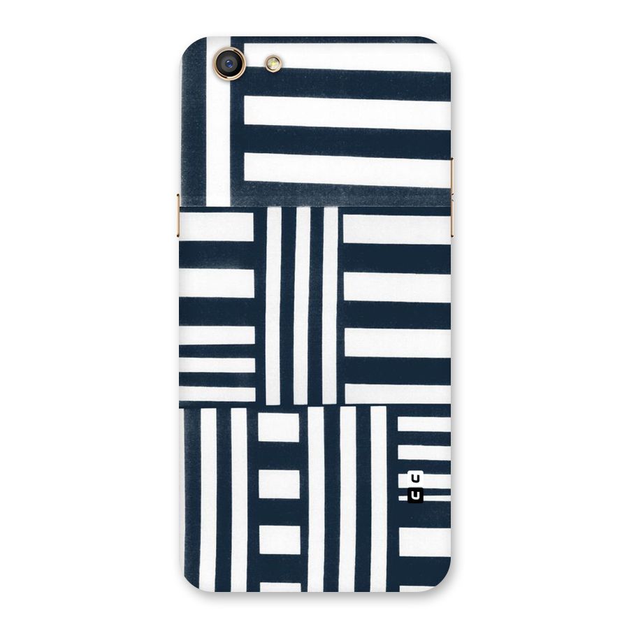 Square  Stripes Back Case for Oppo F3