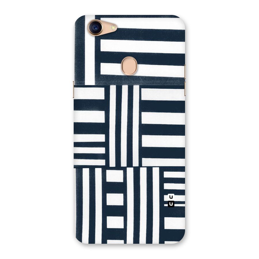Square  Stripes Back Case for Oppo F5