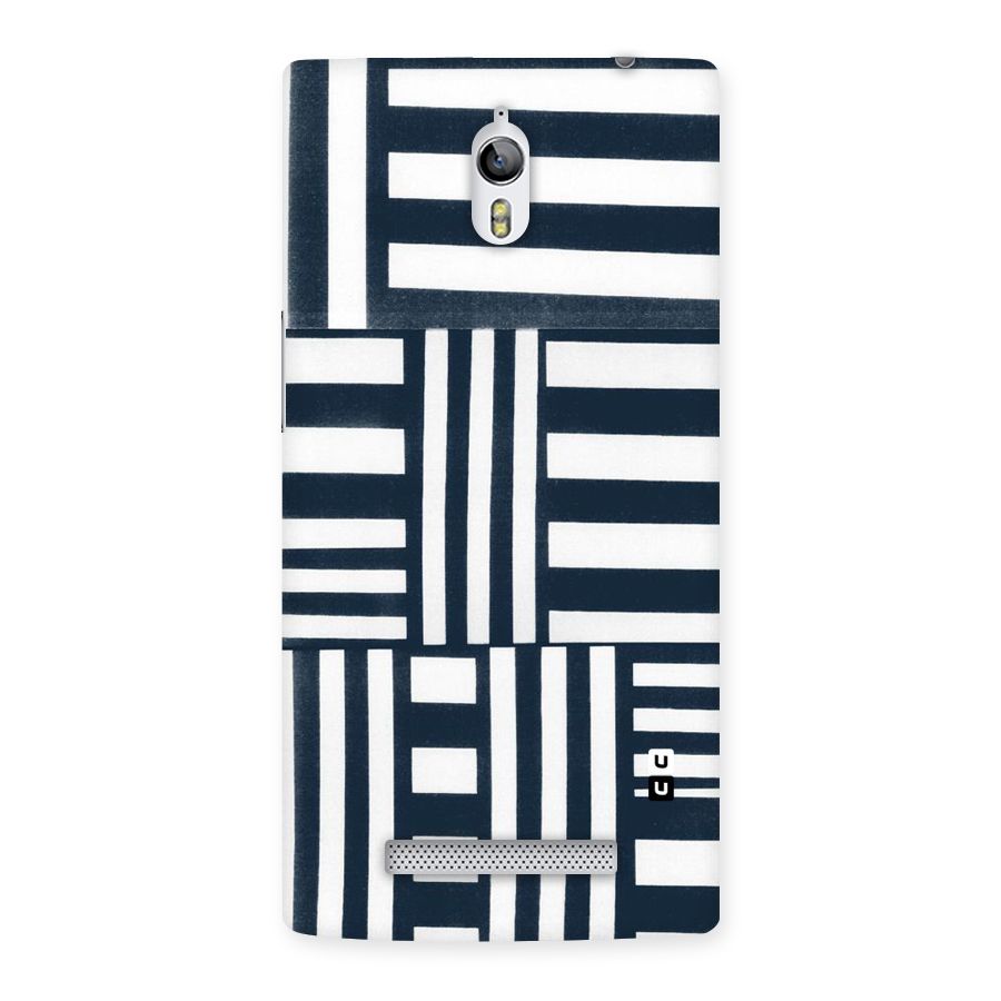 Square  Stripes Back Case for Oppo Find 7