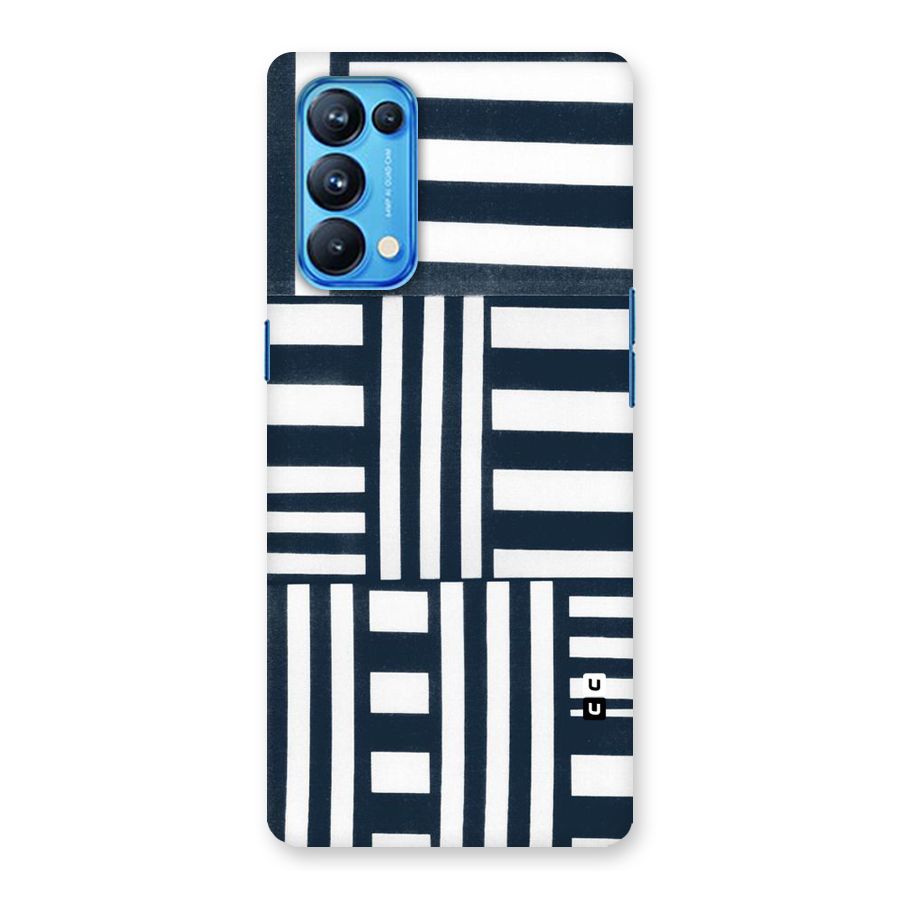 Square  Stripes Back Case for Oppo Reno5 Pro 5G